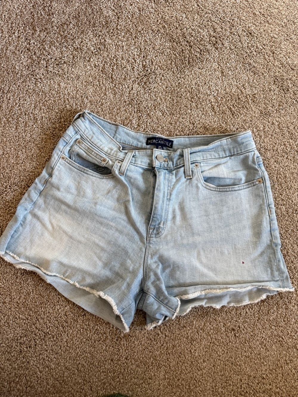 Light Blue Denim Cutoff Shorts - J Crew Mercantile